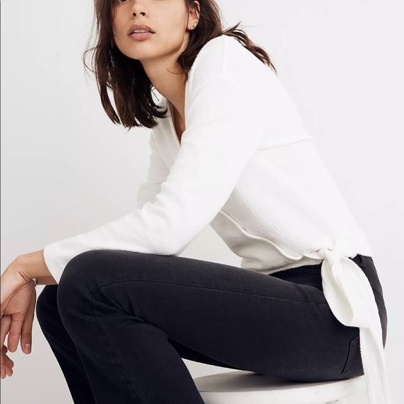 Madewell Texture & Thread Wrap Top - Picture 10 of 12